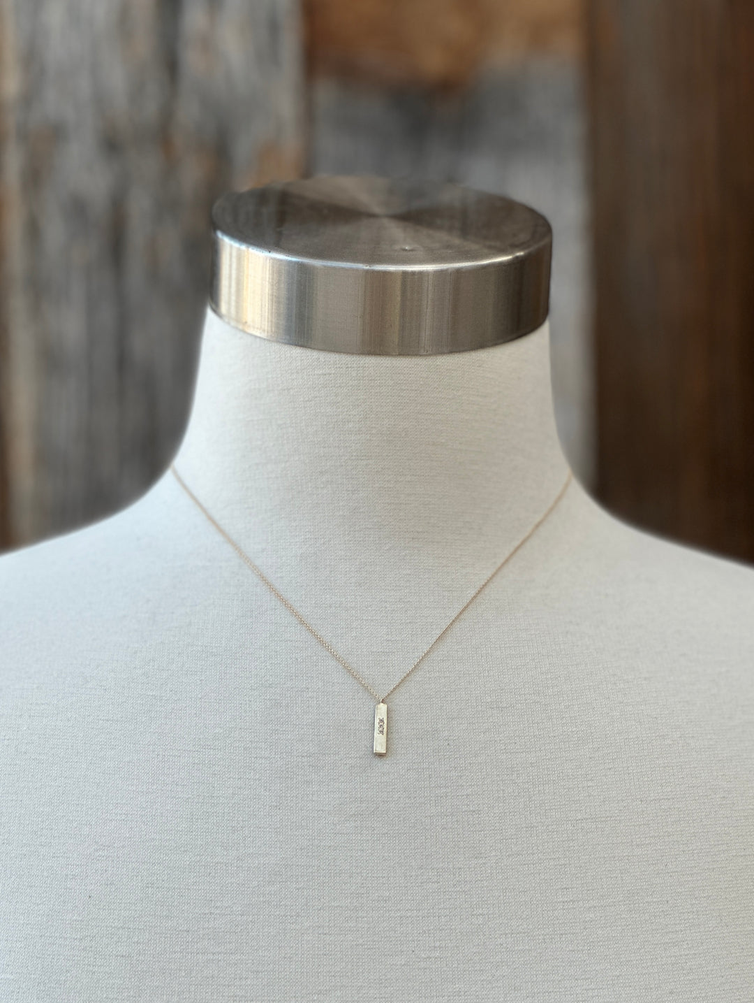 Aili Trio Star Necklace 14K