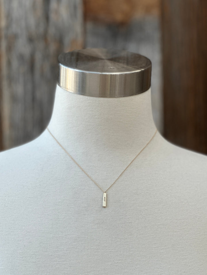 Aili Trio Star Necklace 14K