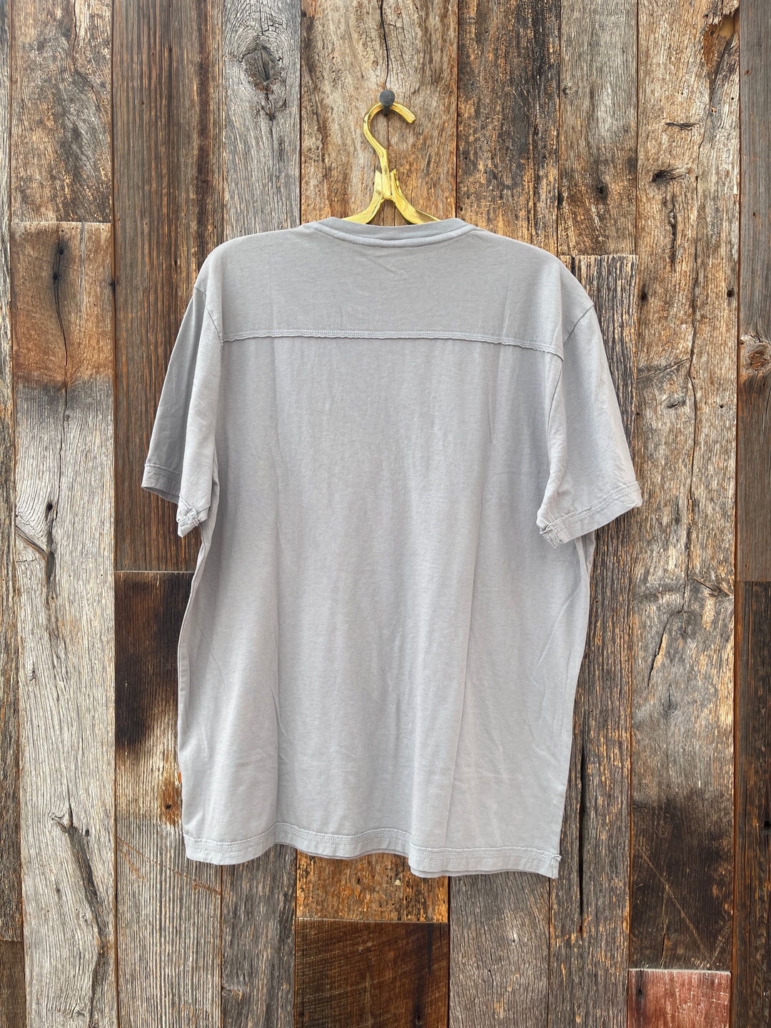 True Grit Secret Wash S/S Crew Neck Fog