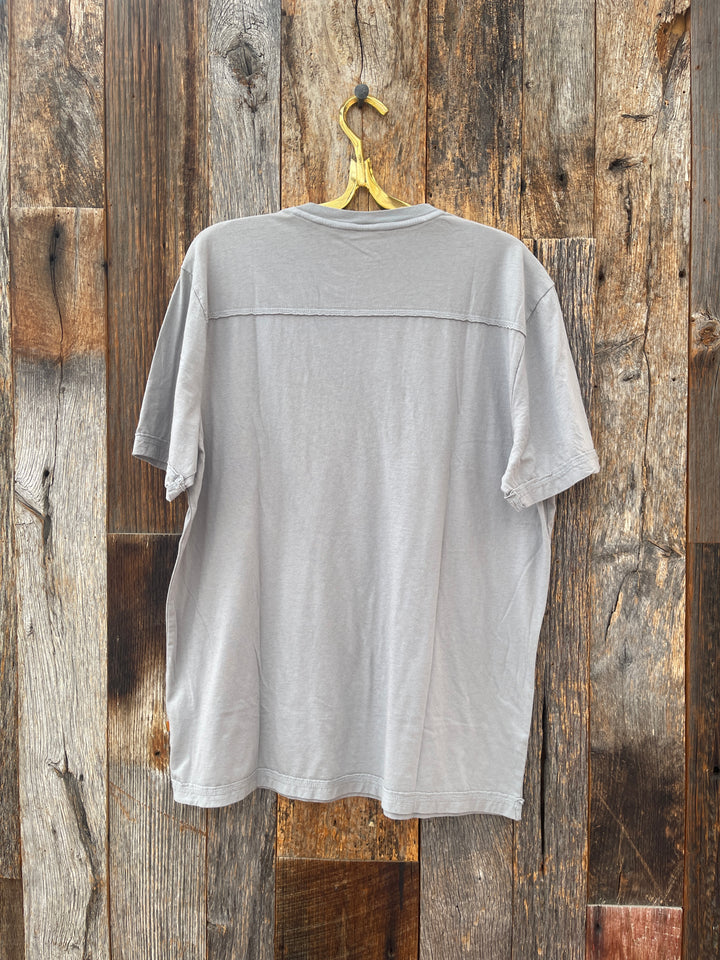 True Grit Secret Wash S/S Crew Neck Fog