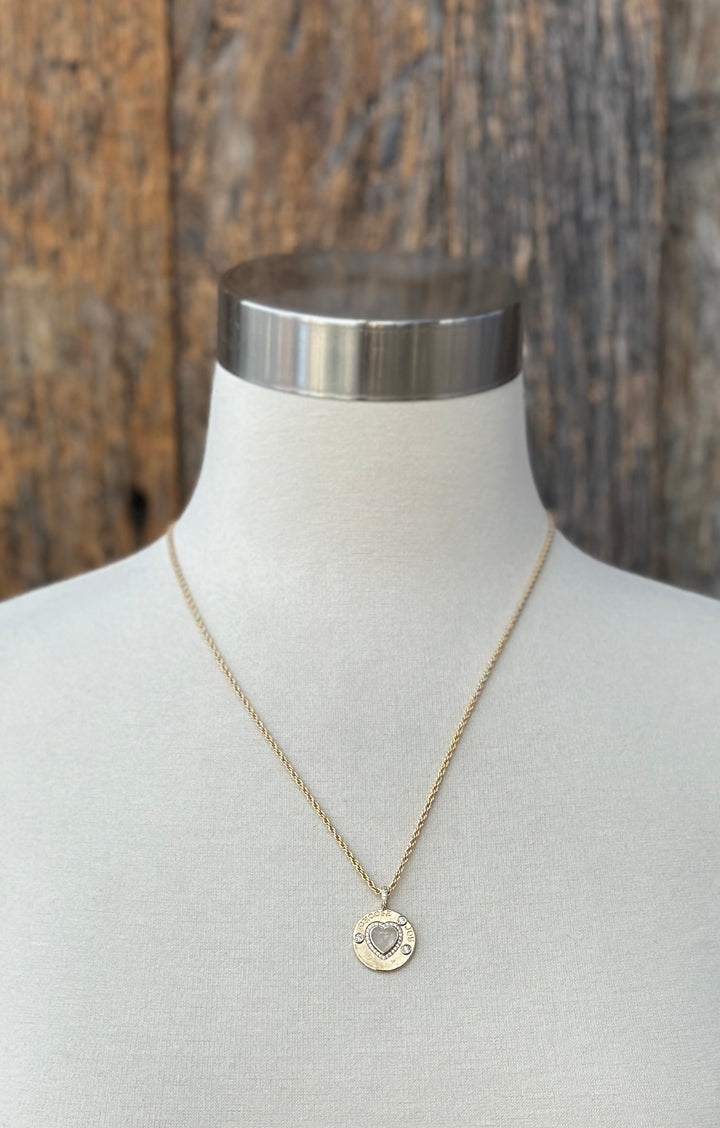 Joy Dravecky Joyful Heart Necklace- Moonstone