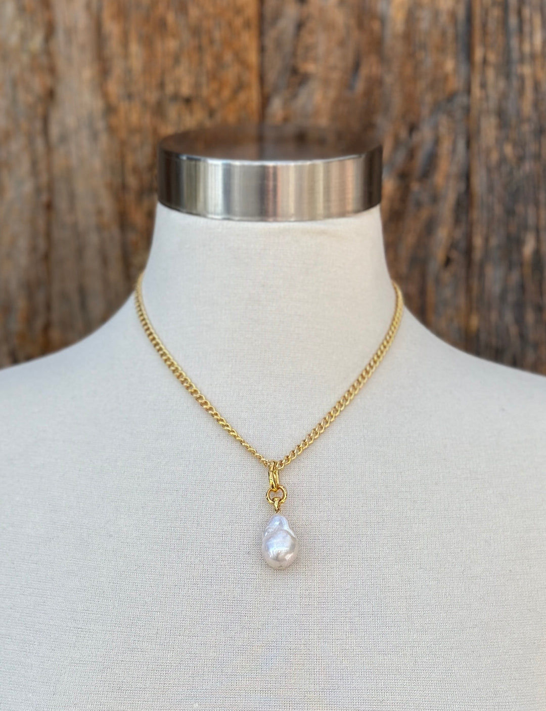 Chan Luu White Pearl 18K GP/SS NG-14379