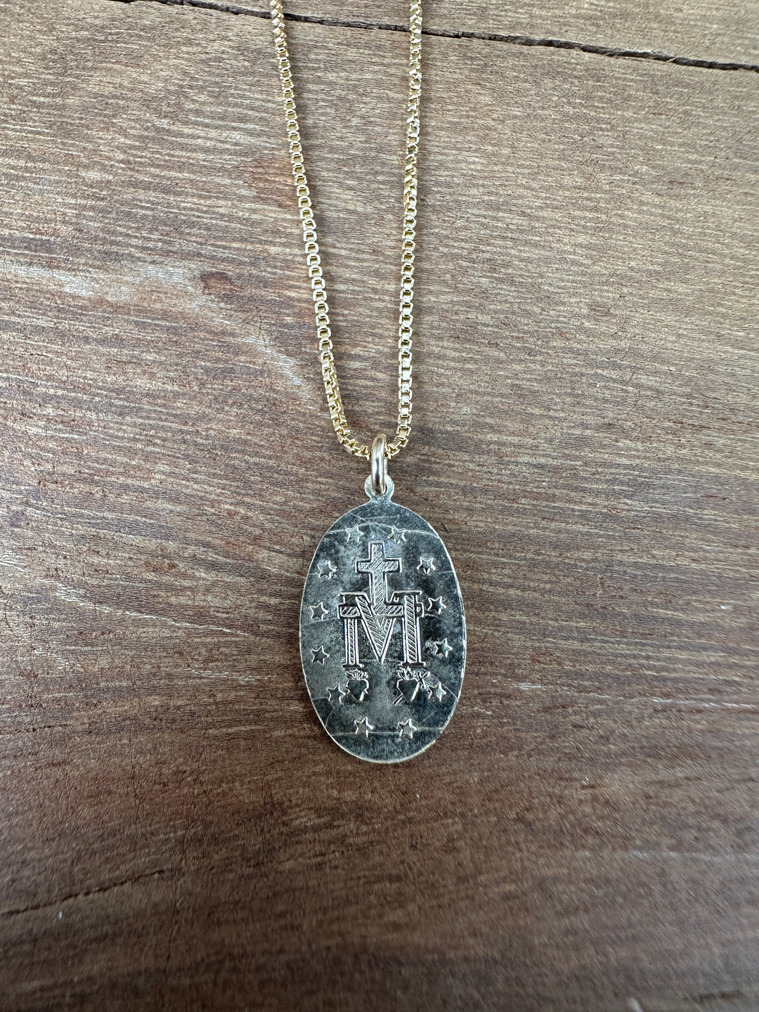 Joy Dravecky Gold-Filled Mary Pendant