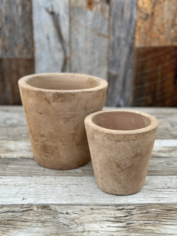 Bidk Home Mini Terracotta Cachepot 6.25" Sandy Terra 481200
