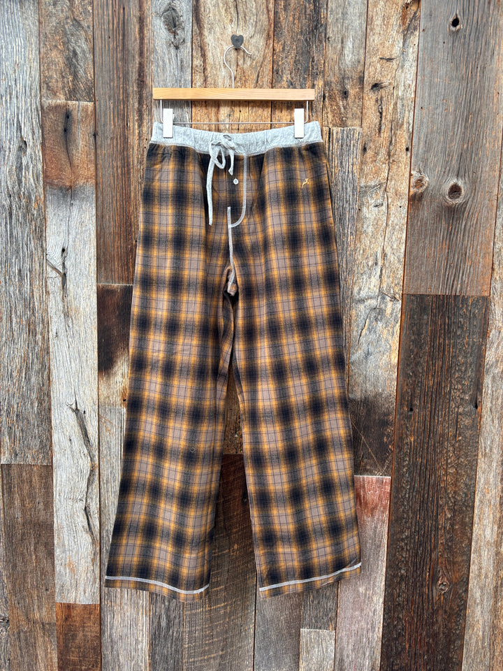 True Grit Summit Checks Flannel Pant Brown/Dark Brown
