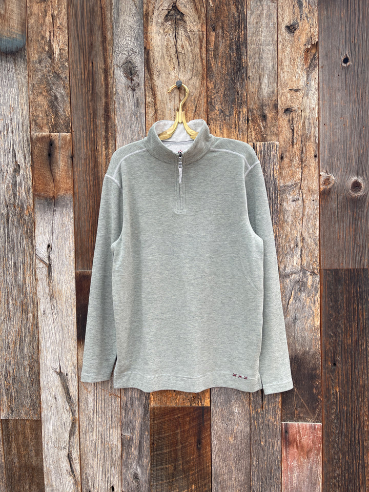 True Grit Daybreak 1/4 Zip Pullover Olive