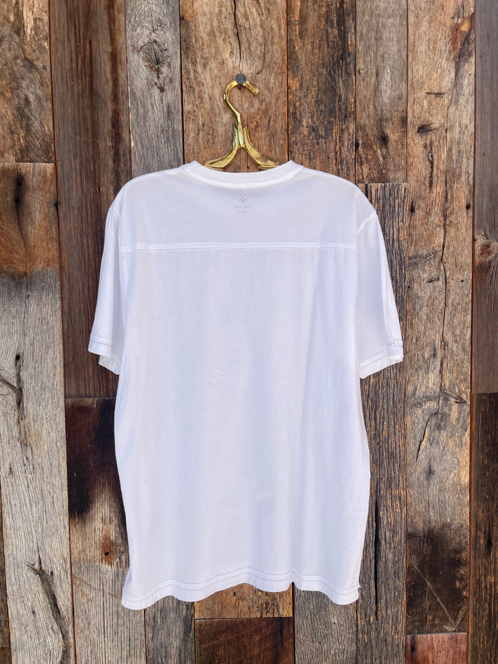 True Grit Secret Wash S/S Crew White