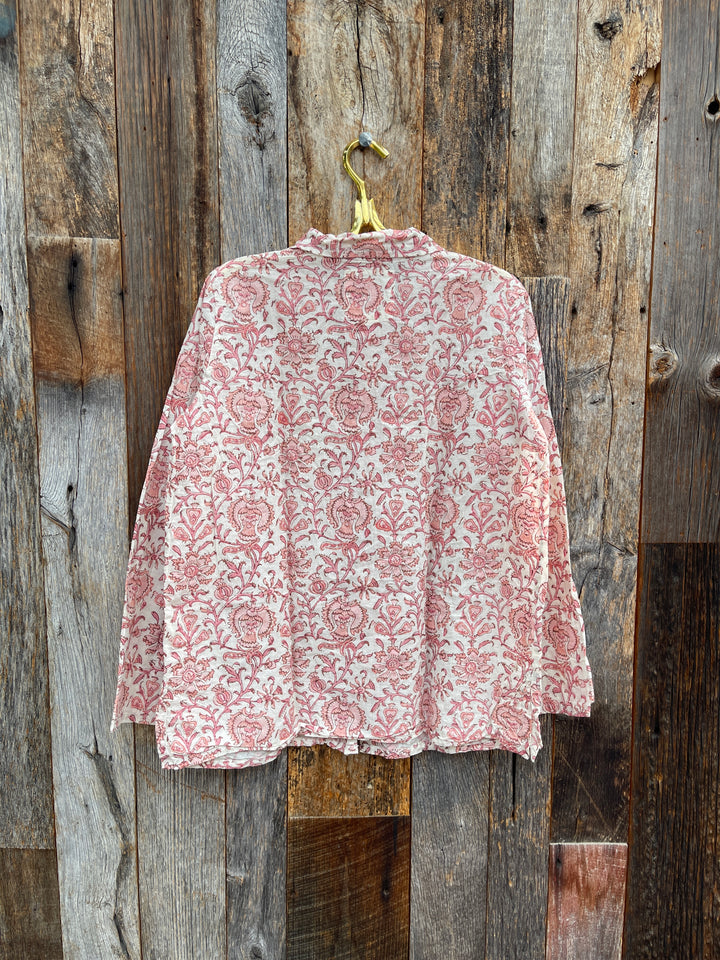 Auntie Oti Floral Button Shirt Floral 2