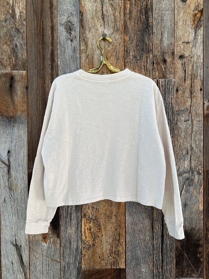 It Is Well L/S Boxy Tee Natural