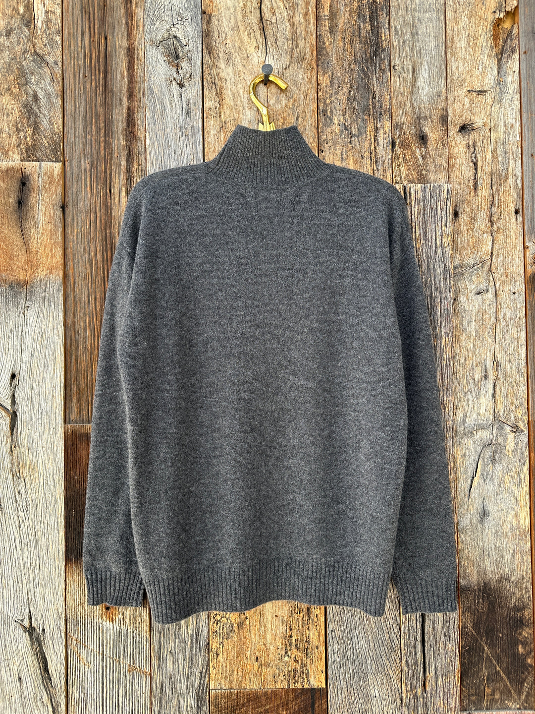 Oats Cashmere Happie Sweater Charcoal