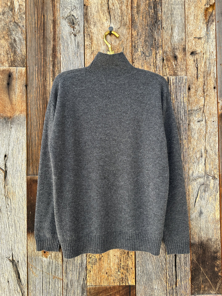 Oats Cashmere Happie Sweater Charcoal