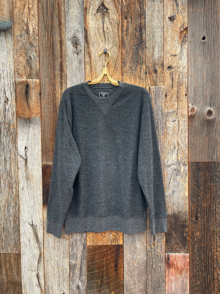 True Grit Apres Fleece Vintage Sweatshirt Charcoal
