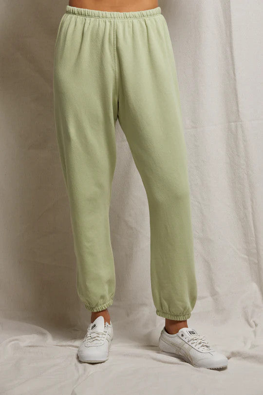 Perfect White Tee French Terry Easy Sweatpant Pistachio