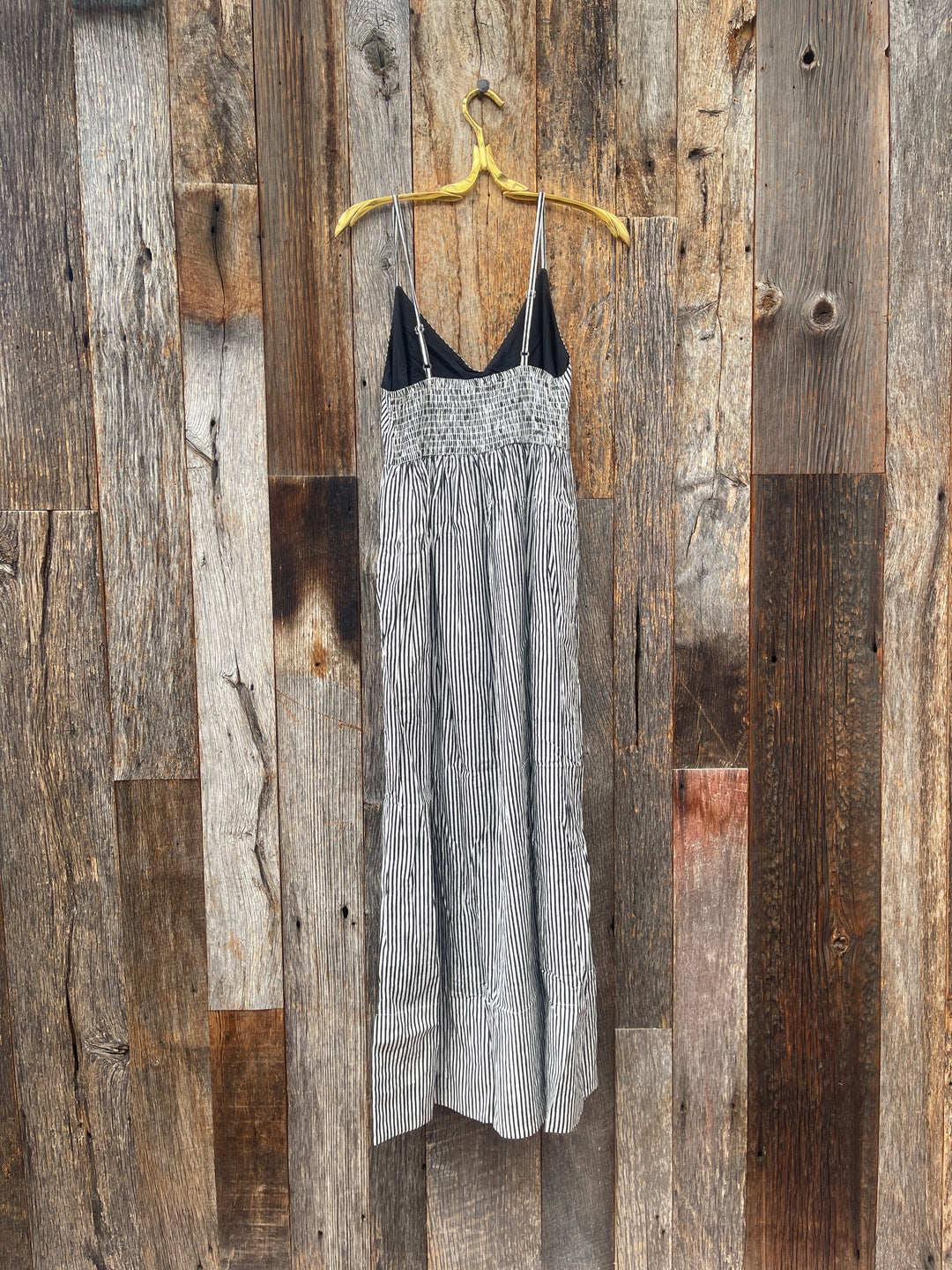 ...And for Good Hamptons Dress Black Stripe