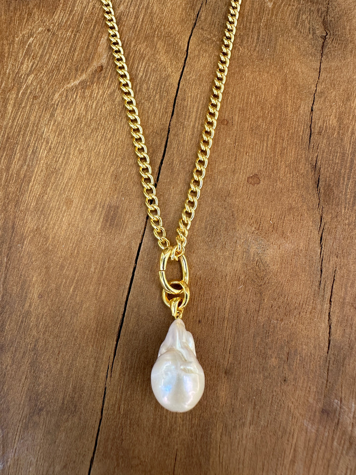 Chan Luu White Pearl 18K GP/SS NG-14379