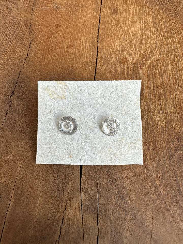 River Song Sterling Silver Talisman Studs