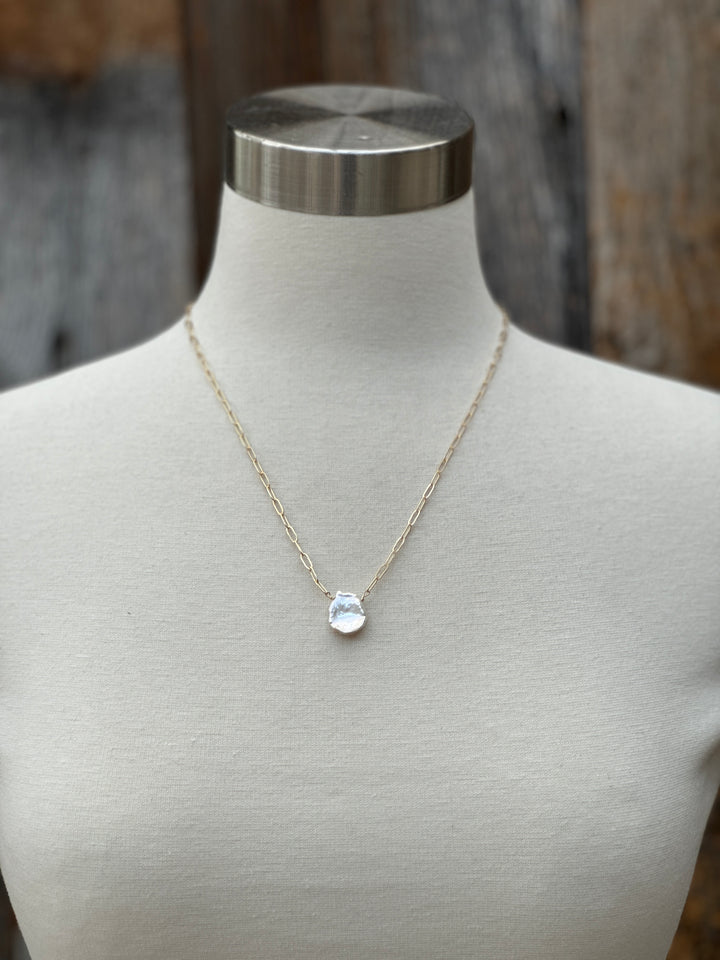 CLP Potato Chip Pearl GF Chain 18-20"