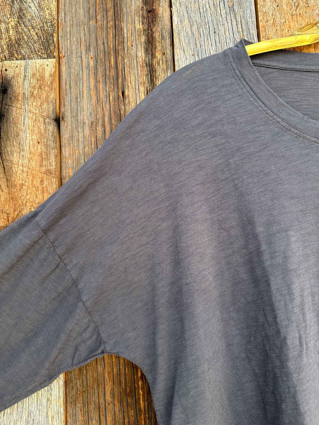 It Is Well L/S Relaxed Tee Charcoal