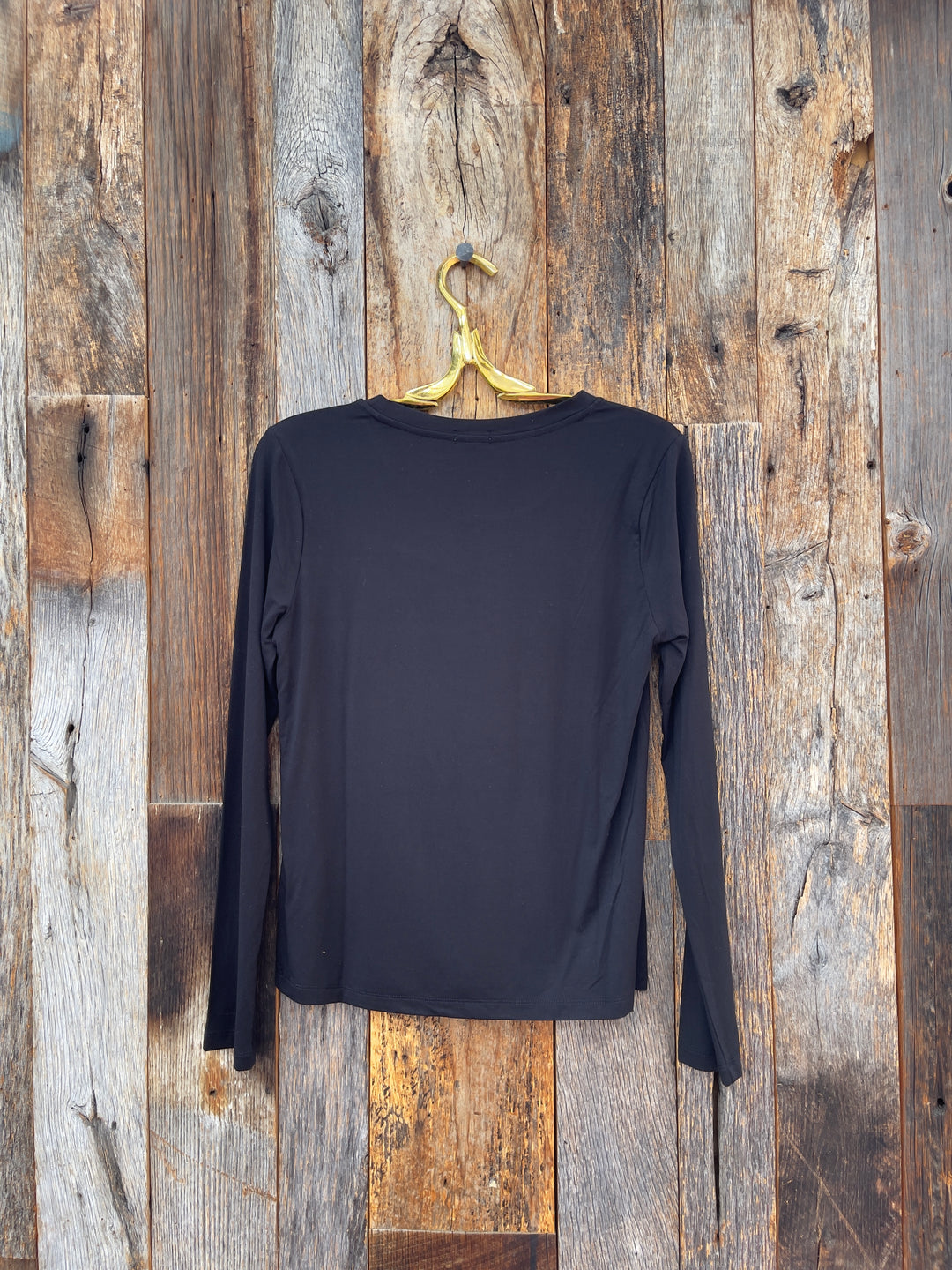 Dylan L/S Modern Tee Black
