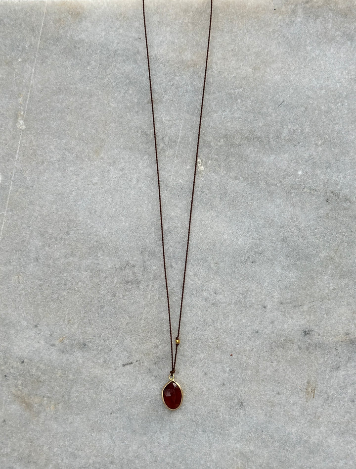 Margaret Solow Garnet 14K LC-GAR