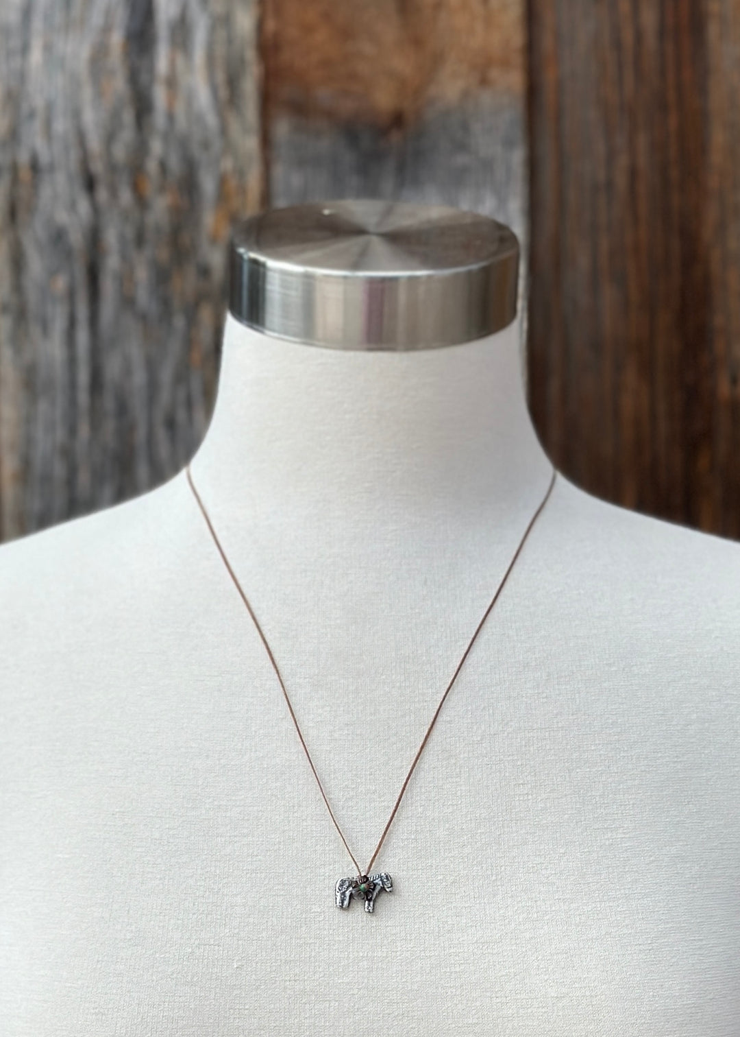 River Song Silver Pony Milagro Necklace