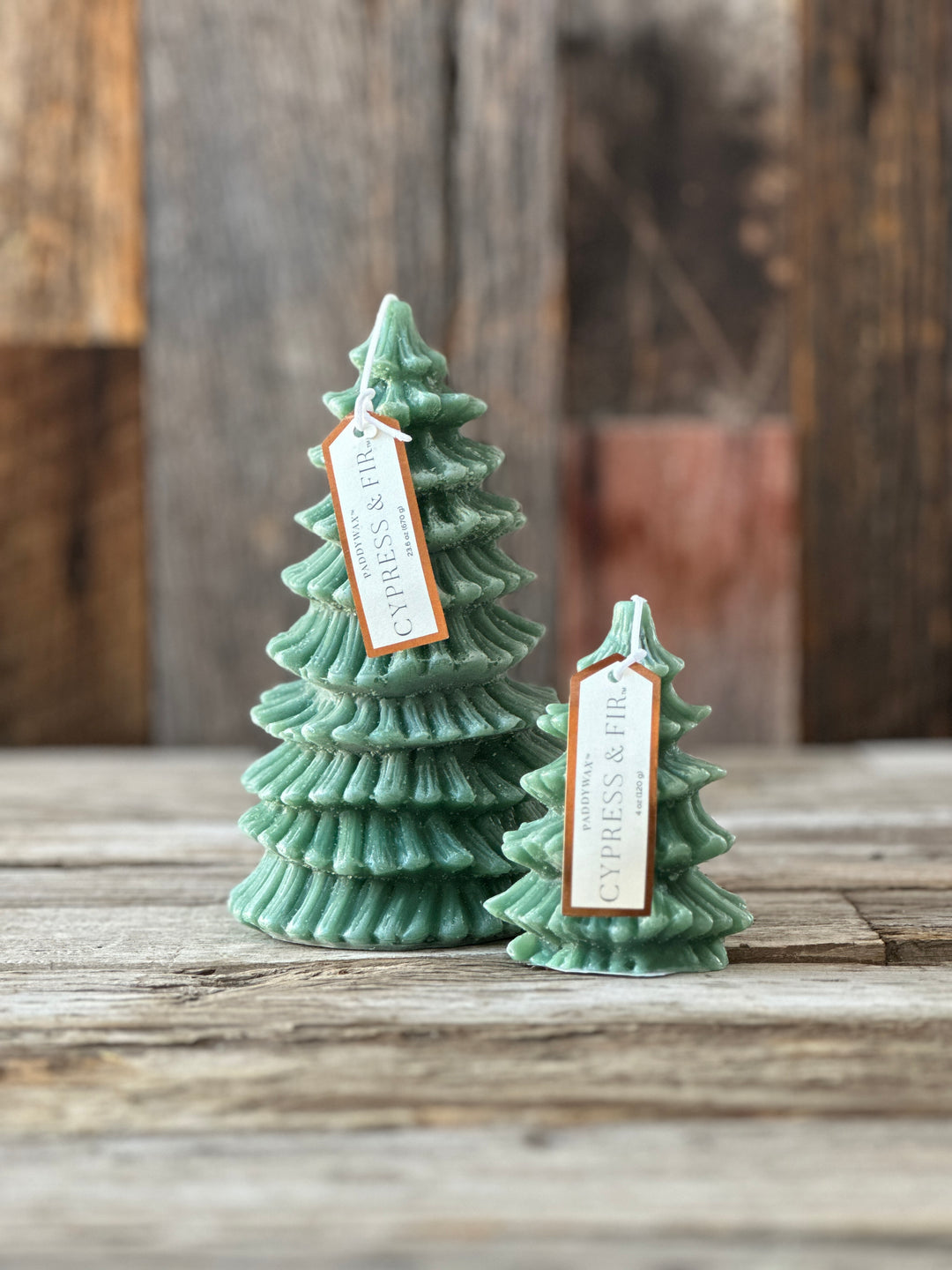 Paddywax Cypress Fir Tall Tree Totem Candle Large 5"x8"
