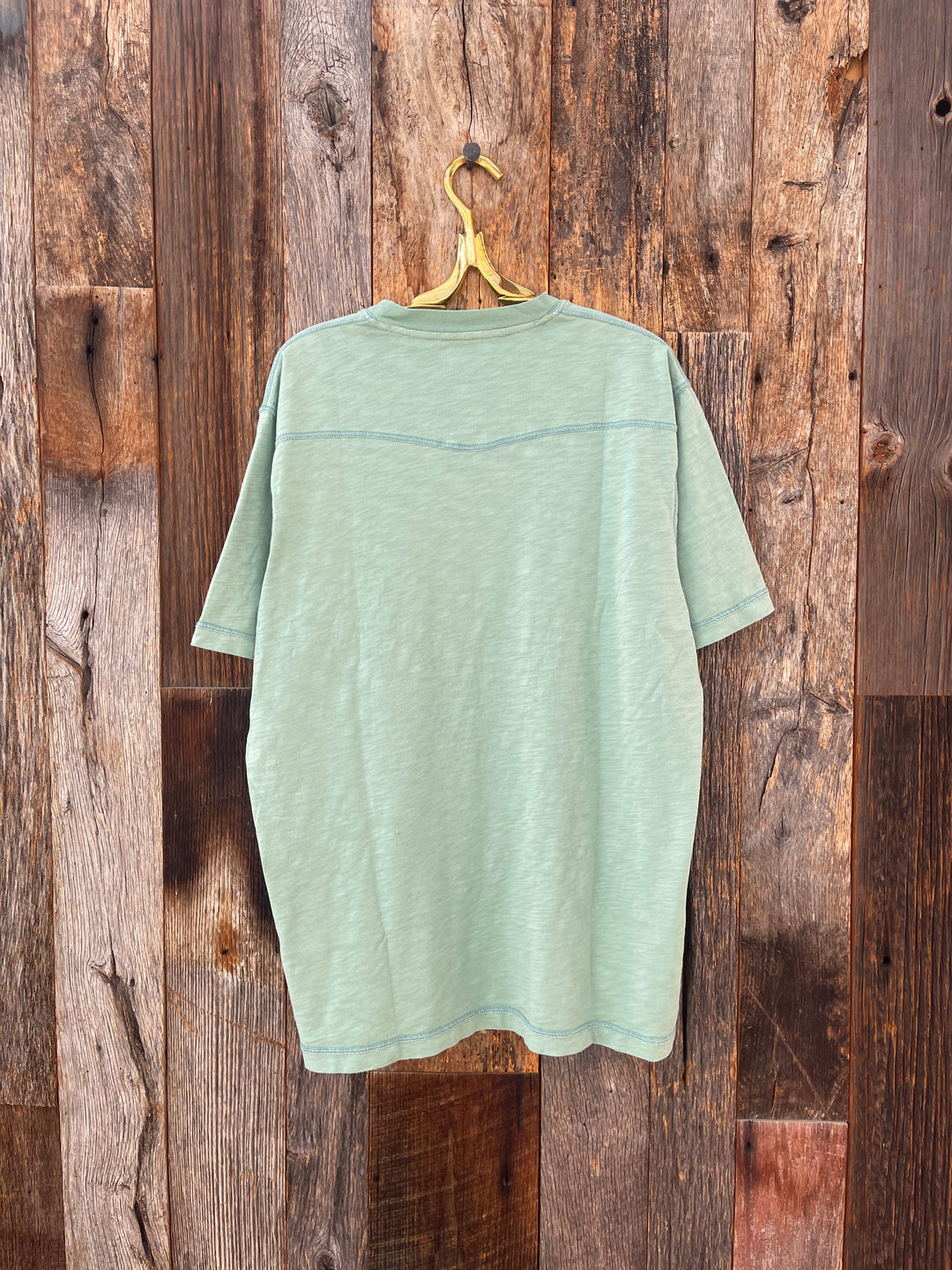 True Grit Heritage Slub W/ Contrast Coverstitch Surf