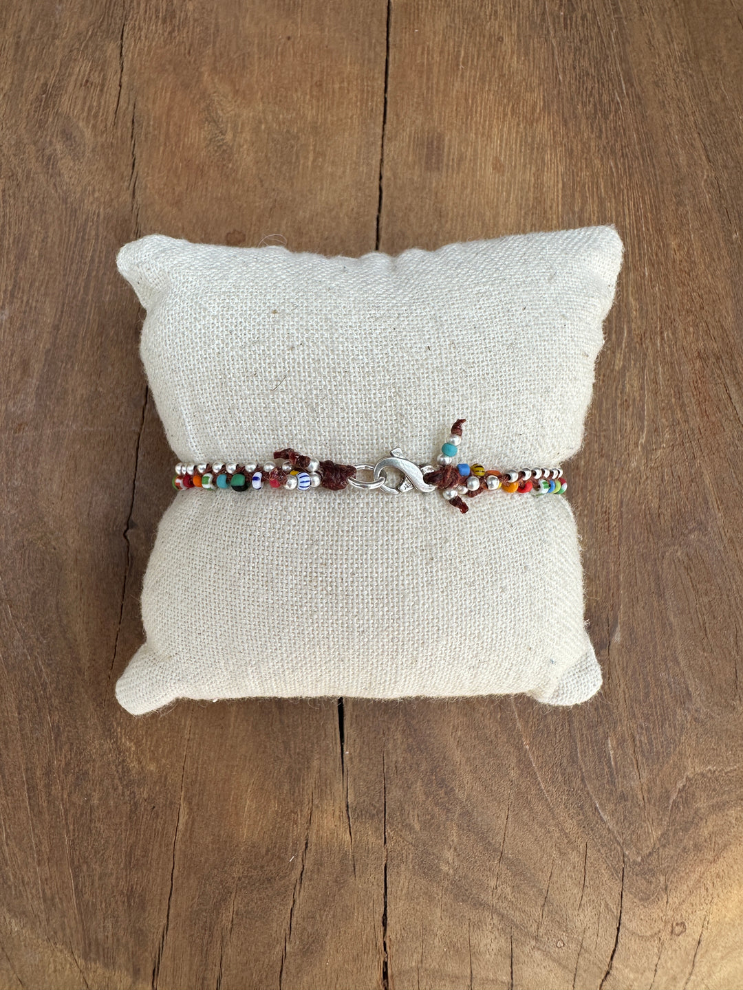Minetta Rainbow Beads w/ Silver Accents