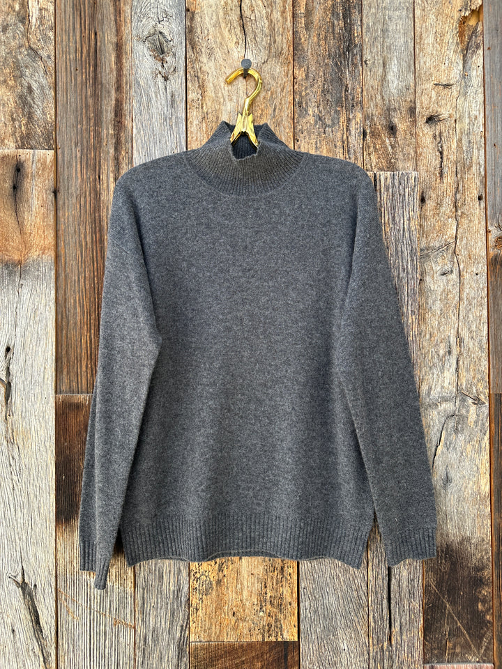 Oats Cashmere Happie Sweater Charcoal