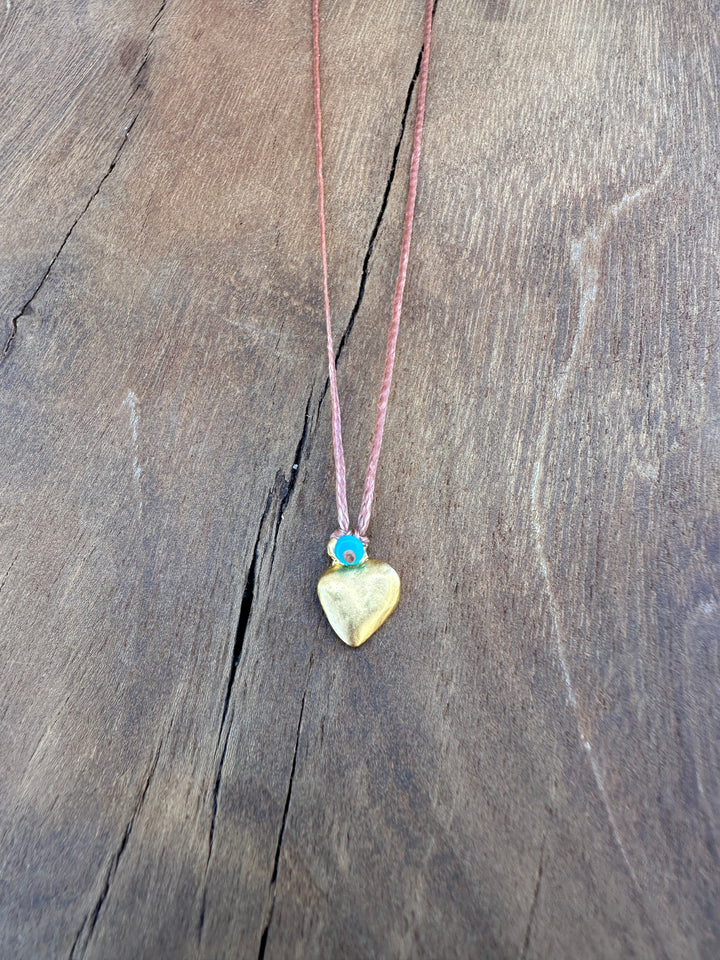 River Song Sweetheart Milagro Necklace Golden 24K GV