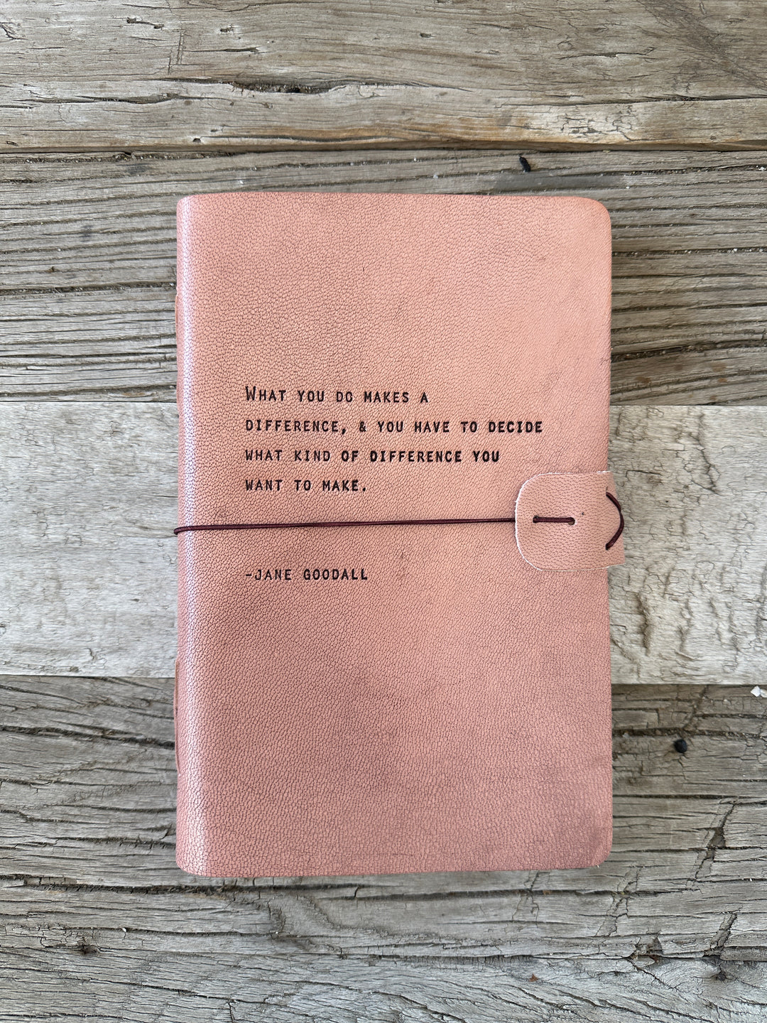 Sugarboo Jane Goodall Artisan Leather Journal 5.75x8.75 LJ138
