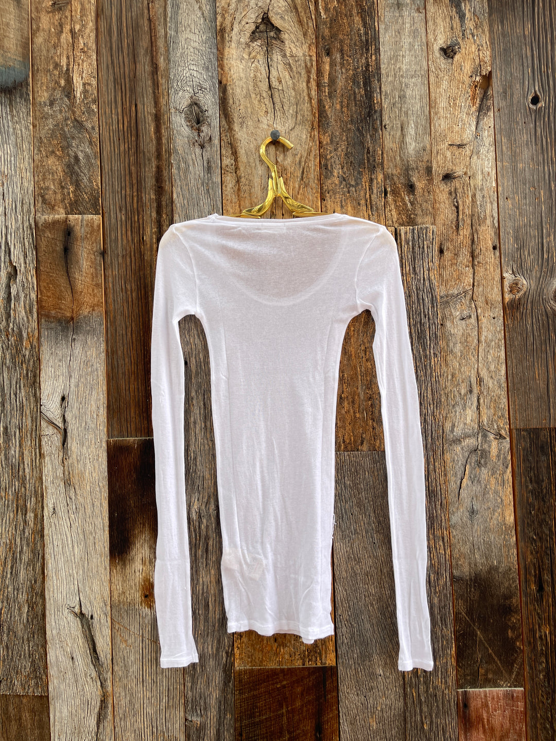 American Vintage Massachusetts L/S Blanc MAS04H25