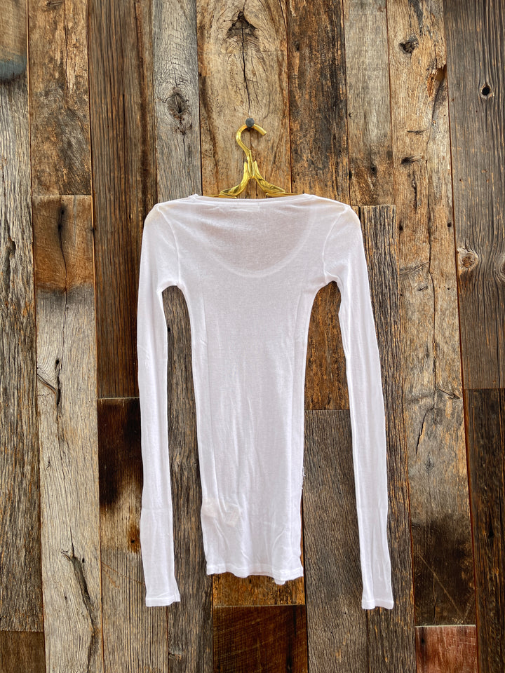 American Vintage Massachusetts L/S Blanc MAS04H25