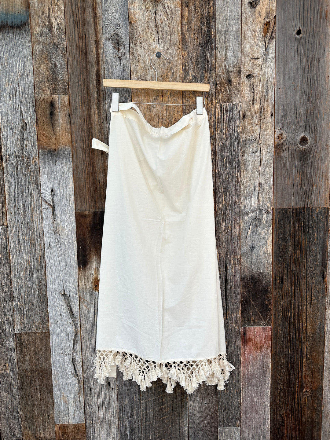 Chan Luu Capri Crocheted Wrap Skirt DF-SK-010 Natural