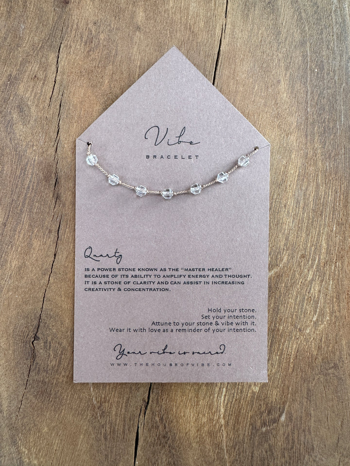 Vibe Quartz Energy Prisms Bracelet