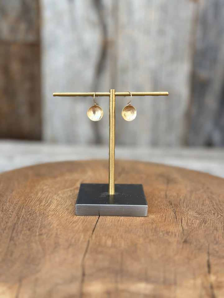 CLP Small Concave Earrings GF