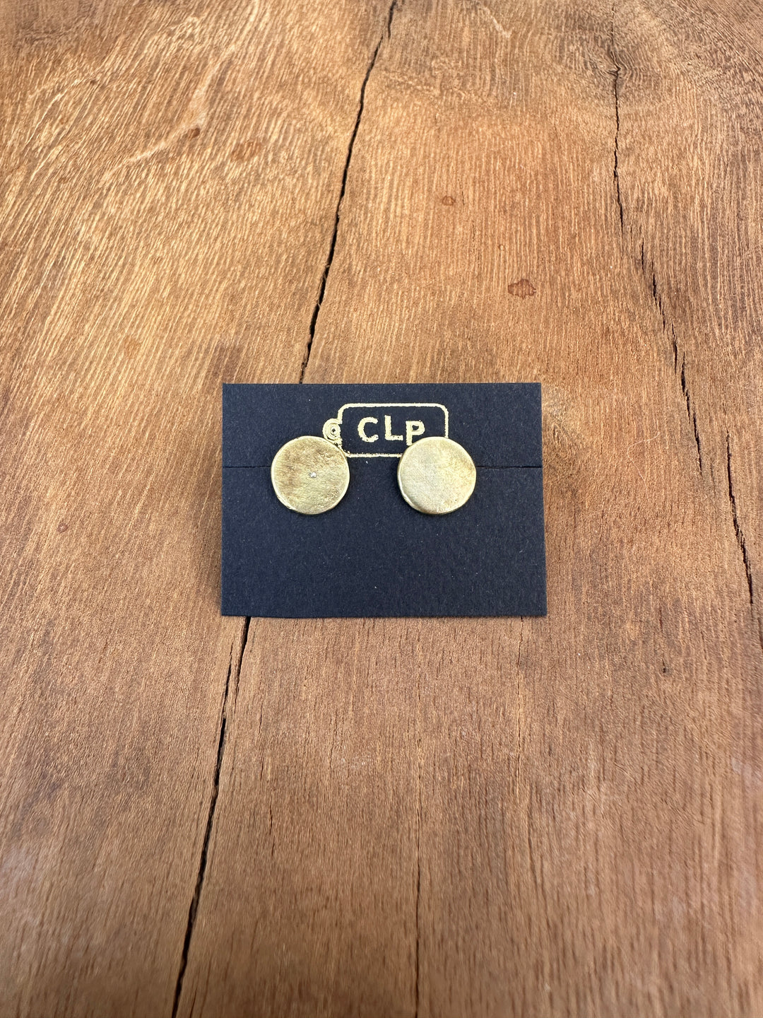 CLP Small Dot Studs Gold