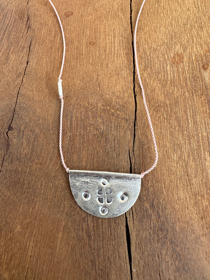River Song Sterling Silver Halfmoon Talisman Necklace