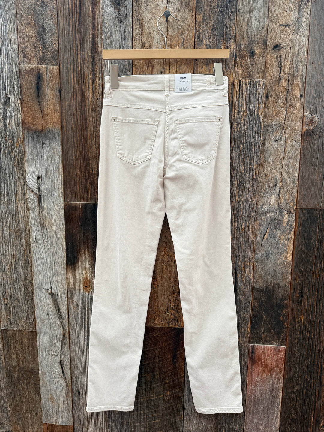 MAC Dream Denim Straight Jean 5401-00 Antique White
