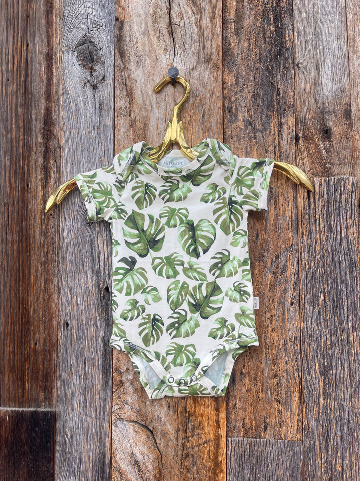 Milkbarn Cotton One Piece Island Leaf 31158