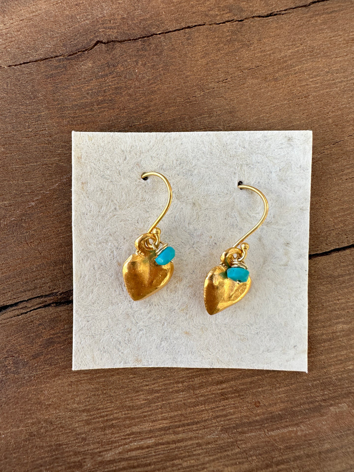 River Song Sweetheart Milagros with Turq Earrings