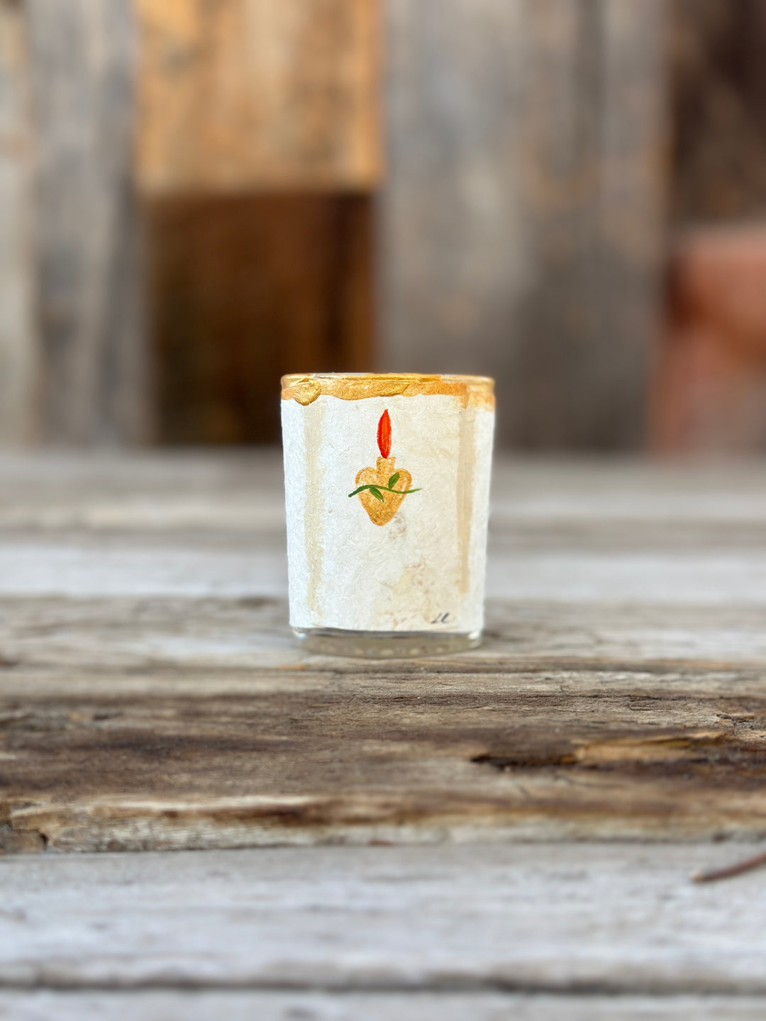 River Song Votive Pink Guadalupe