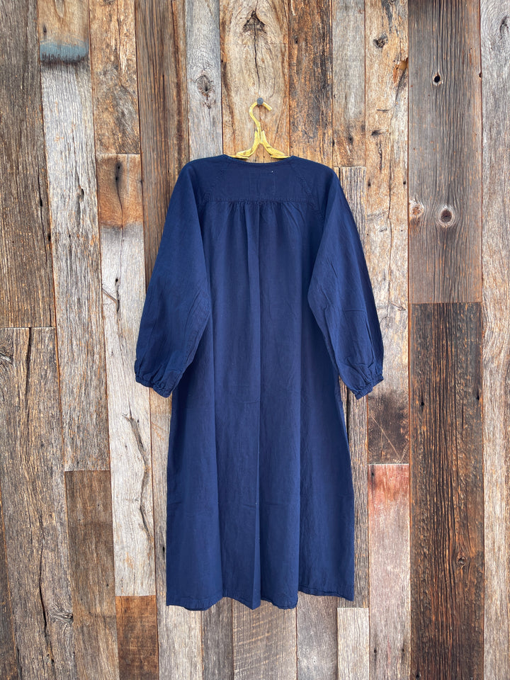 Auntie Oti Duster Indigo O/S