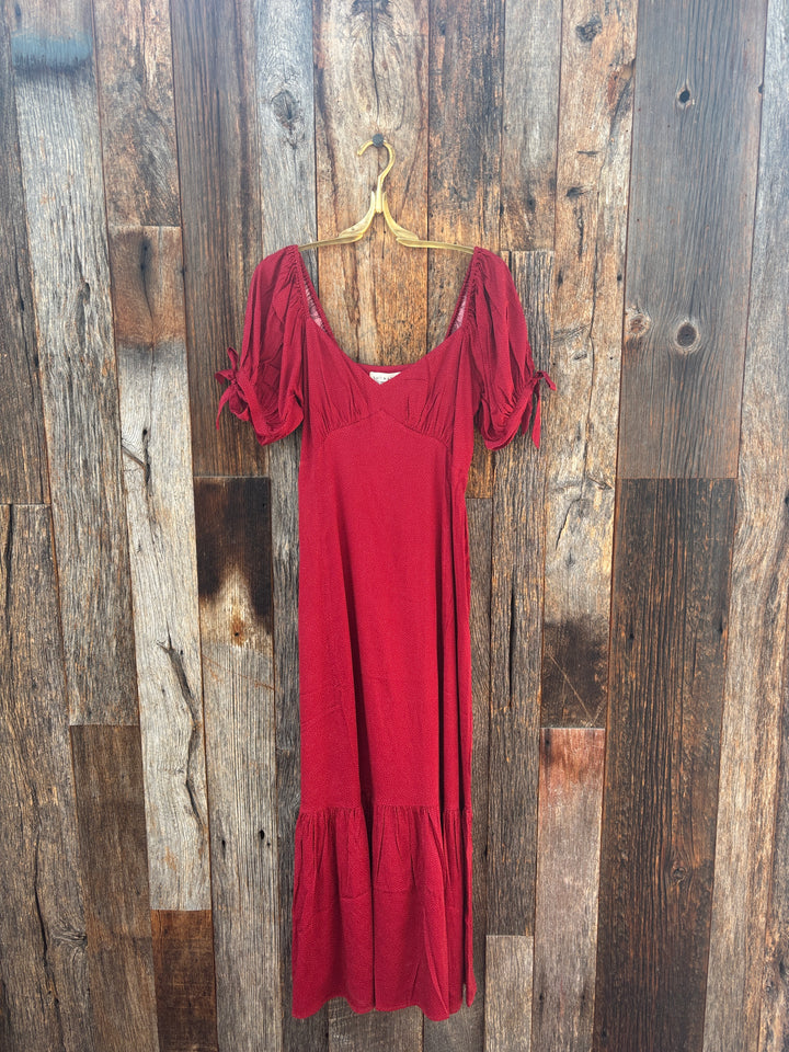 Saltwater Luxe Merle Midi Dress Scarlet