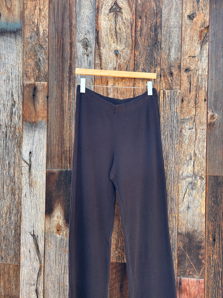 Dylan Brooks Waffle Elevated Pant Black