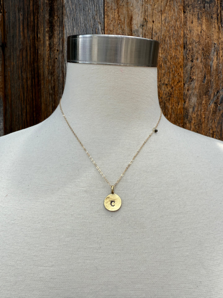 CLP Circle Charm Necklace - C
