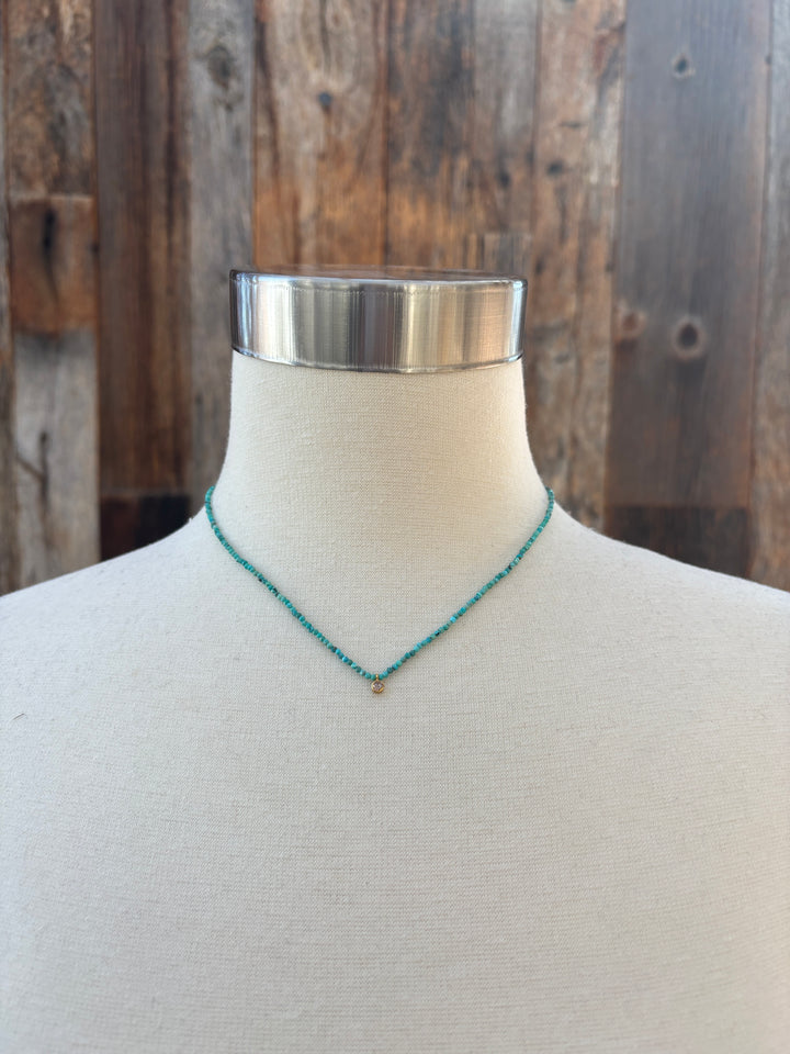 Margaret Solow Turq/Diam 18K DV-TURQ/DIA