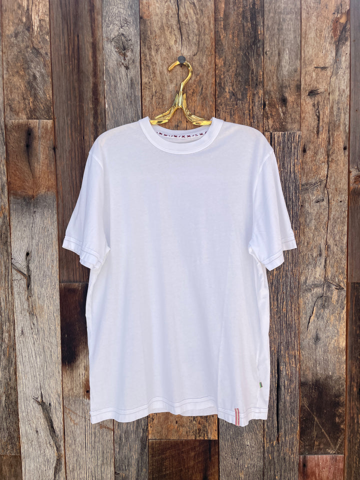 True Grit Secret Wash S/S Crew White