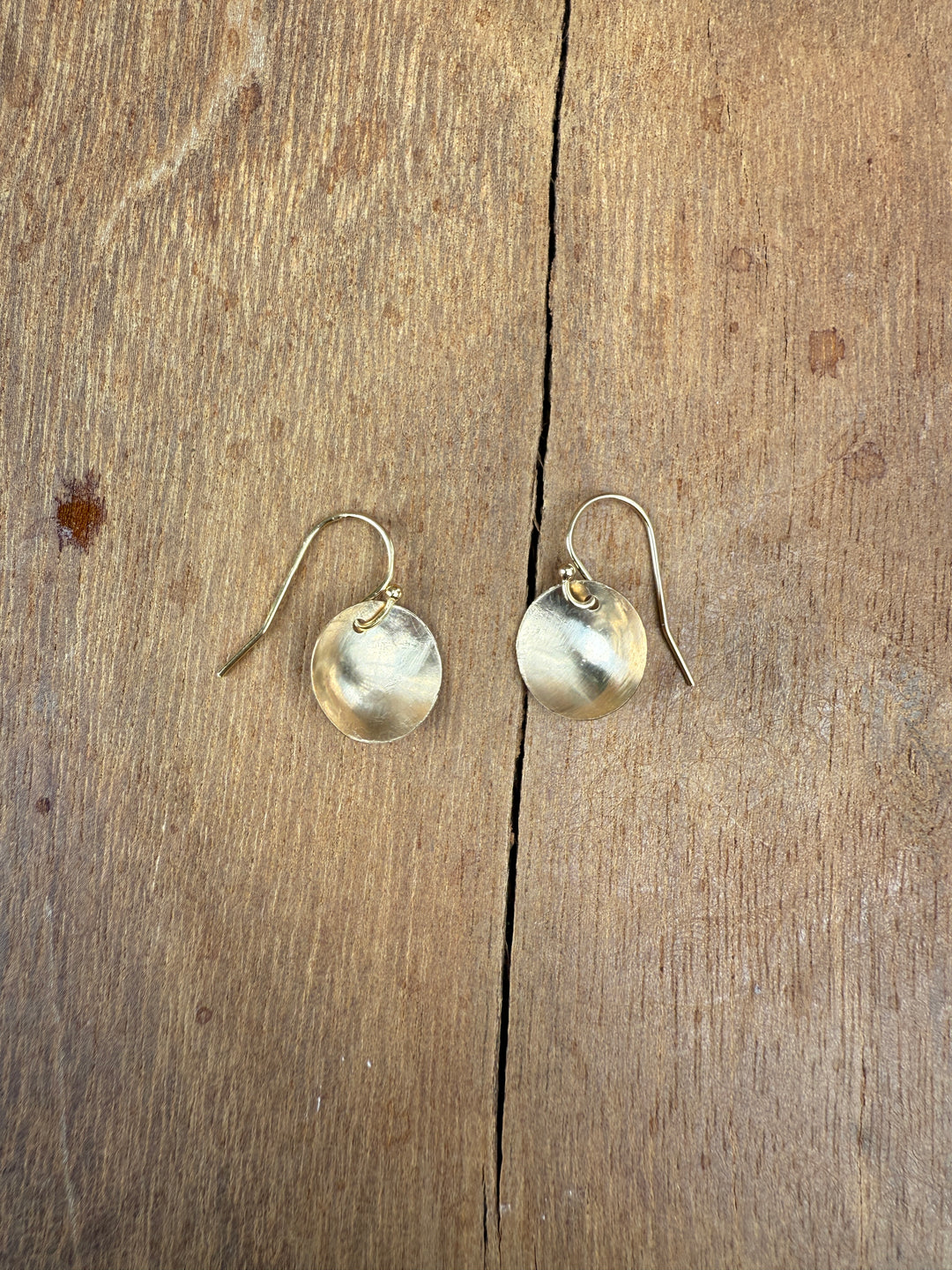 CLP Small Concave Earrings GF