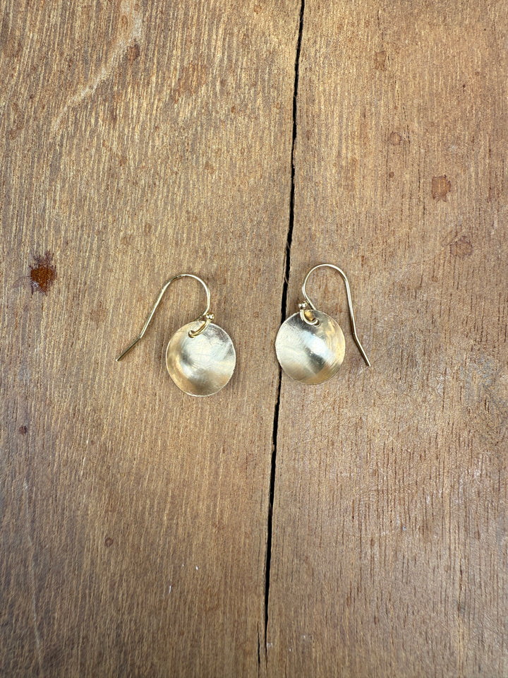 CLP Small Concave Earrings GF